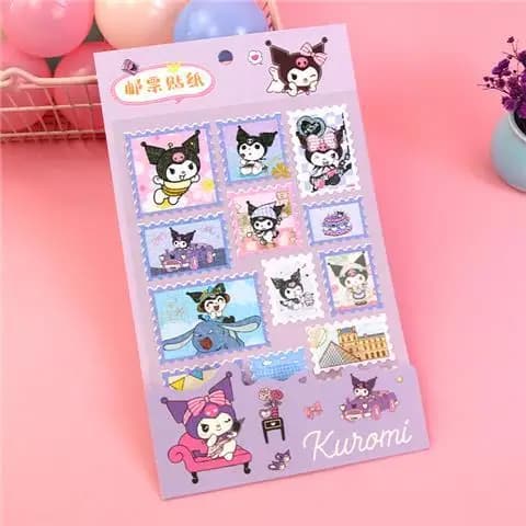 Ensemble d'autocollants Sanrio Cinnamoroll My Melody Cinnamoroll Emoji pour gribouillis et scrapbook