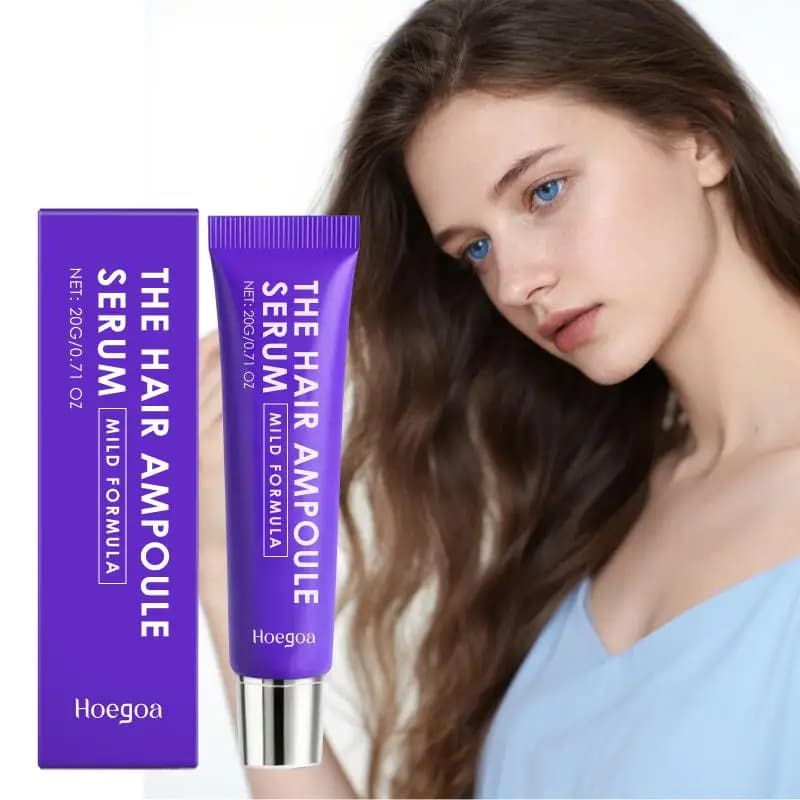 Rouleau capillaire Hoegoa, soin quotidien du cuir chevelu, nourrissant, hydratant, lissant, brillant