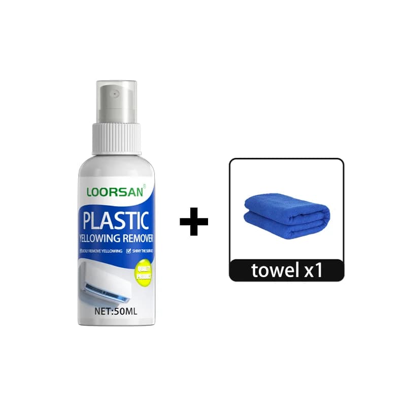 Spray de restauration plastique LOORSAN 50 ml, agent anti-jaunissement, revitalisant pour appareils,