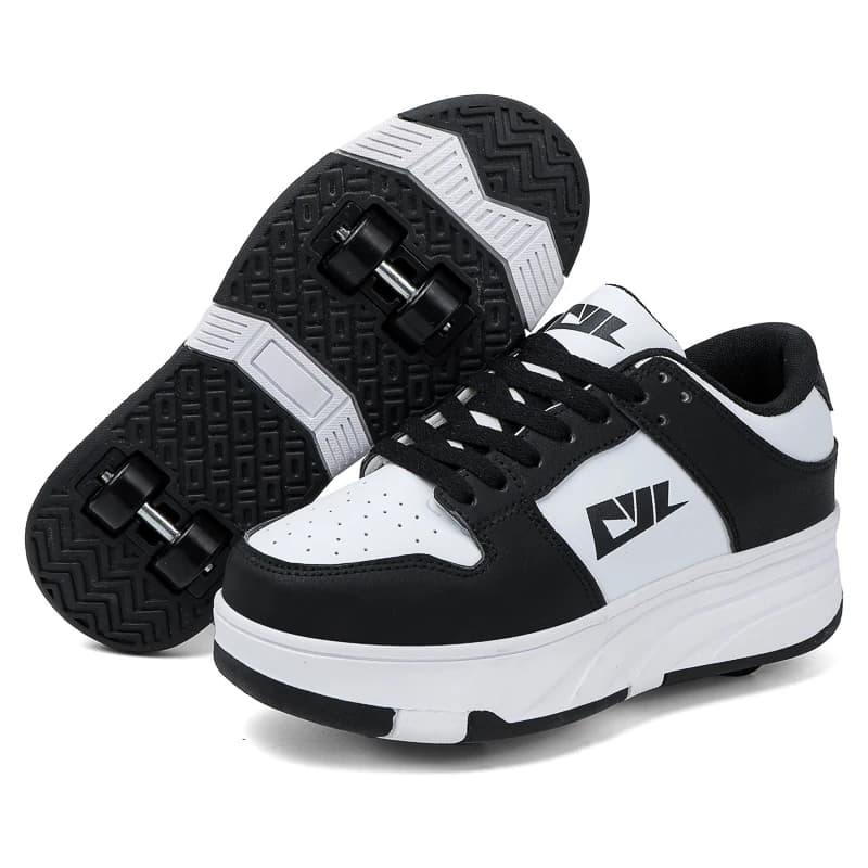 Chaussures à roulettes tendance et polyvalentes, rollers pour enfants, chaussures de sport d'extérie