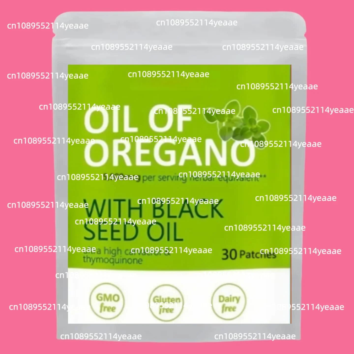 Patchs transdérmiques à l'huile d'organo – Contient une huile de graines noires, favorise la digesti