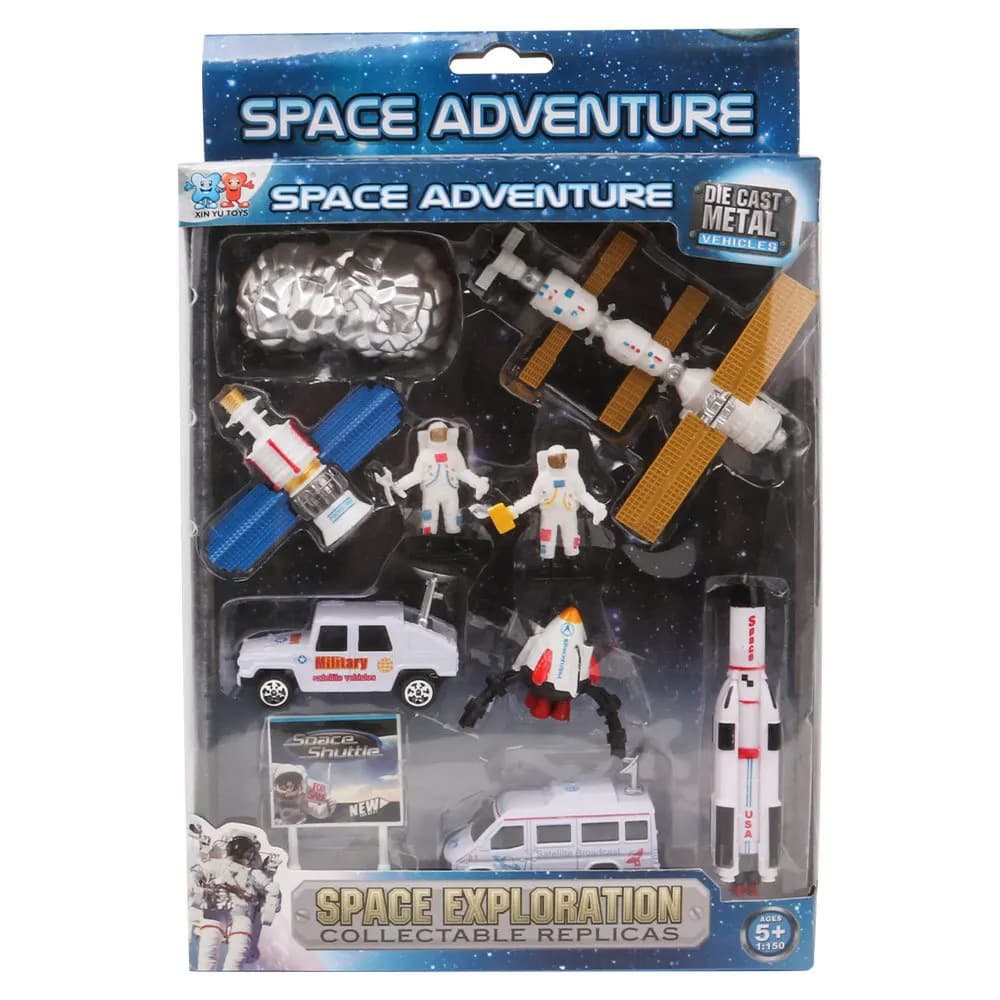 Ensemble de jouets de modèle d'avion de fusée pour enfants, tour de lancement de voiture spatiale, j