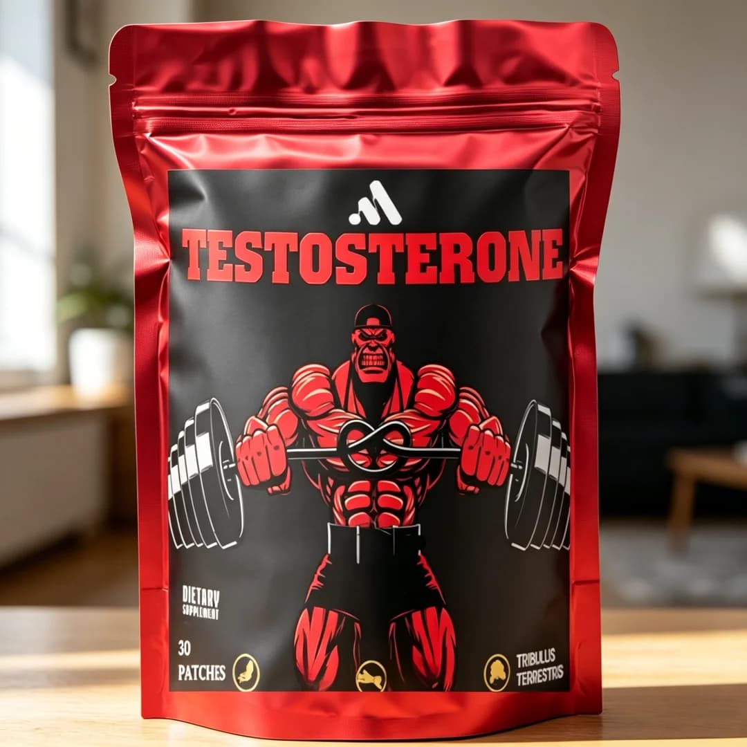 30 Patchs de Supplément de Testostérone pour Hommes - Développement Musculaire Rapide - Testo Extrem