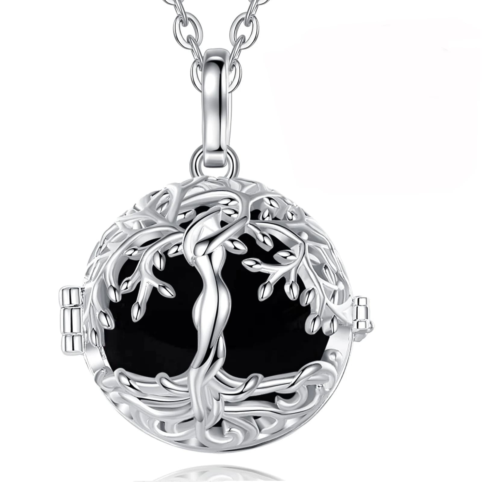 Eudora-Collier Arbre de Vie Jos, Pierre de Clip de Guérison Énergétique Alanding Yst, Pendentif Lapi