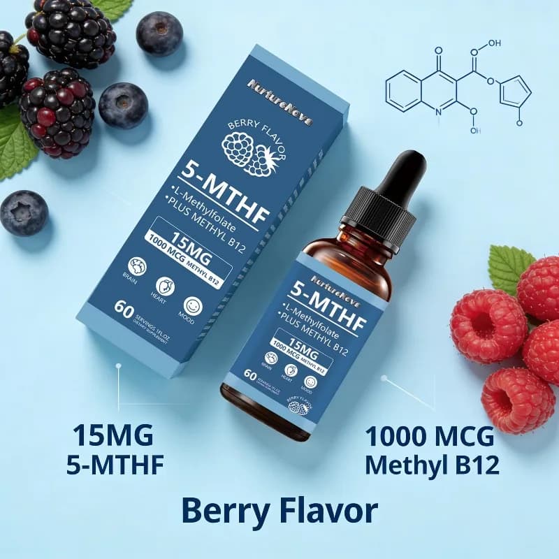 Offre Spéciale : Gouttes liquides de 5-méthyltétrahydrofolate à absorption élevée – Complément de fo