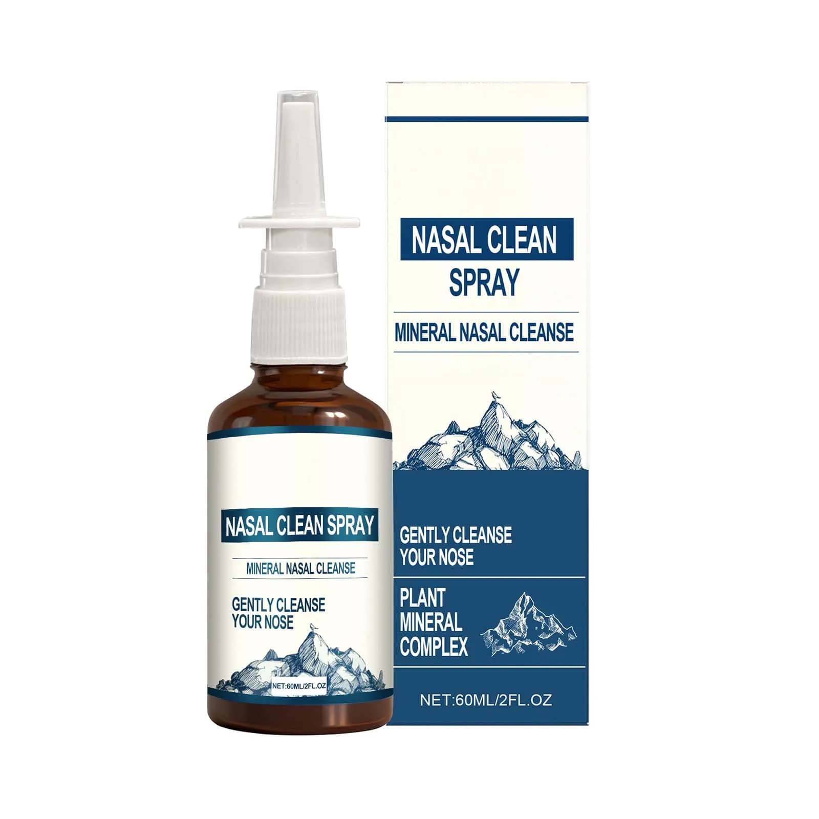 Spray de nettoyage Nasal, nettoyage doux, élimine les polluants nasaux, soulage la congestion nasale