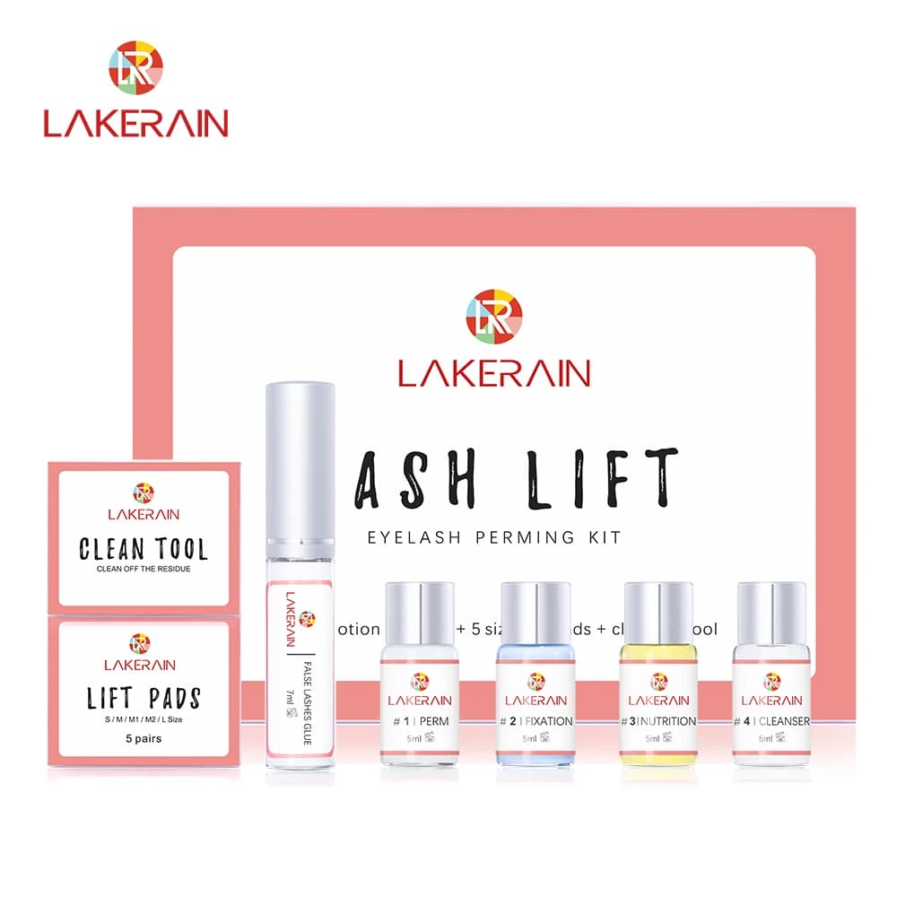 Kit de levage de cils semi-continu, rehausseur de cils, permanente, gratitude, fixation, colle, lase