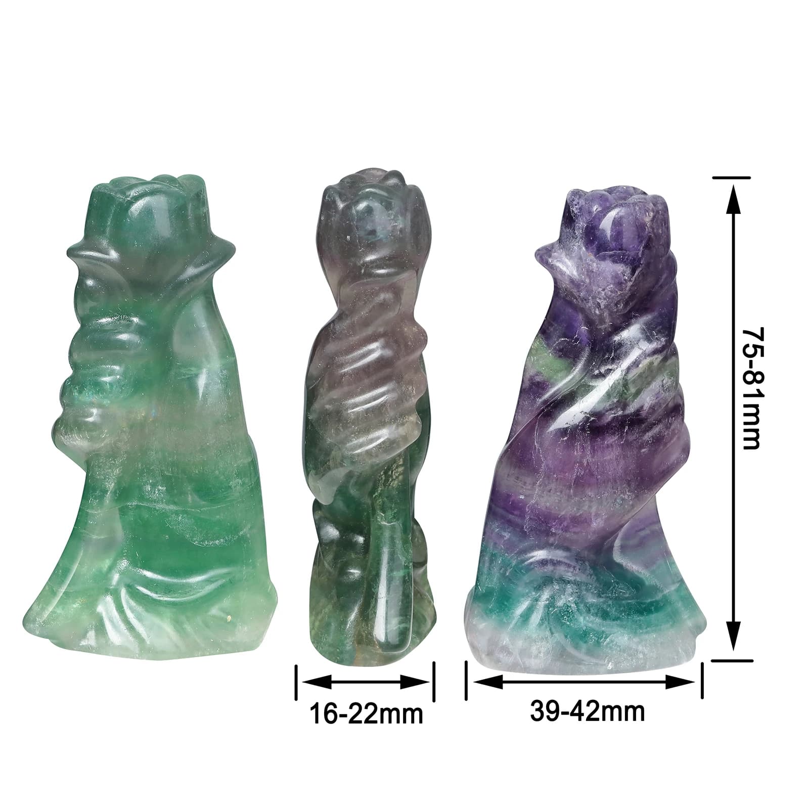 Main en cristal de quartz rose naturel pour la décoration intérieure, figurine de fleur de rose, scu