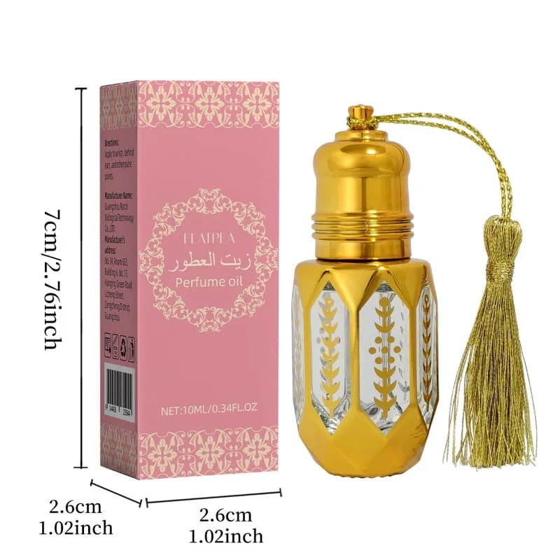 Huile de parfum arabe fruitée au jasmin, parfum durable, élégant, luxueux, charmant, pour femmes, Ro