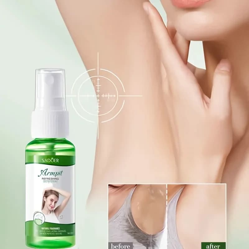Spray corporel rafraîchissant longue durée, garde les aisselles fraîches et sans odeur. Unisexe. Cad