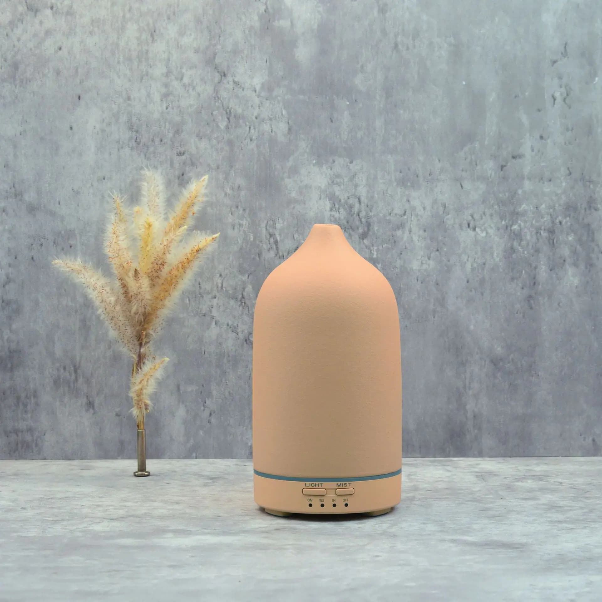 Diffuseur d'huiles essentielles en céramique, diffuseur d'arômes ultrasonique, humidificateur, multi