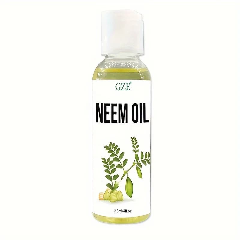 Huile de GZE Neem pour la peau, la croissance des cheveux non dilueuse pressée à froid, utilisée pou