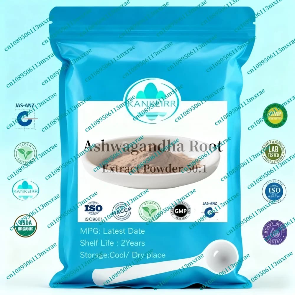 NO.0176 sac en aluminium d'extrait d'ASHWAGANDHA personnalisé en vrac emballage extérieur pour la fa