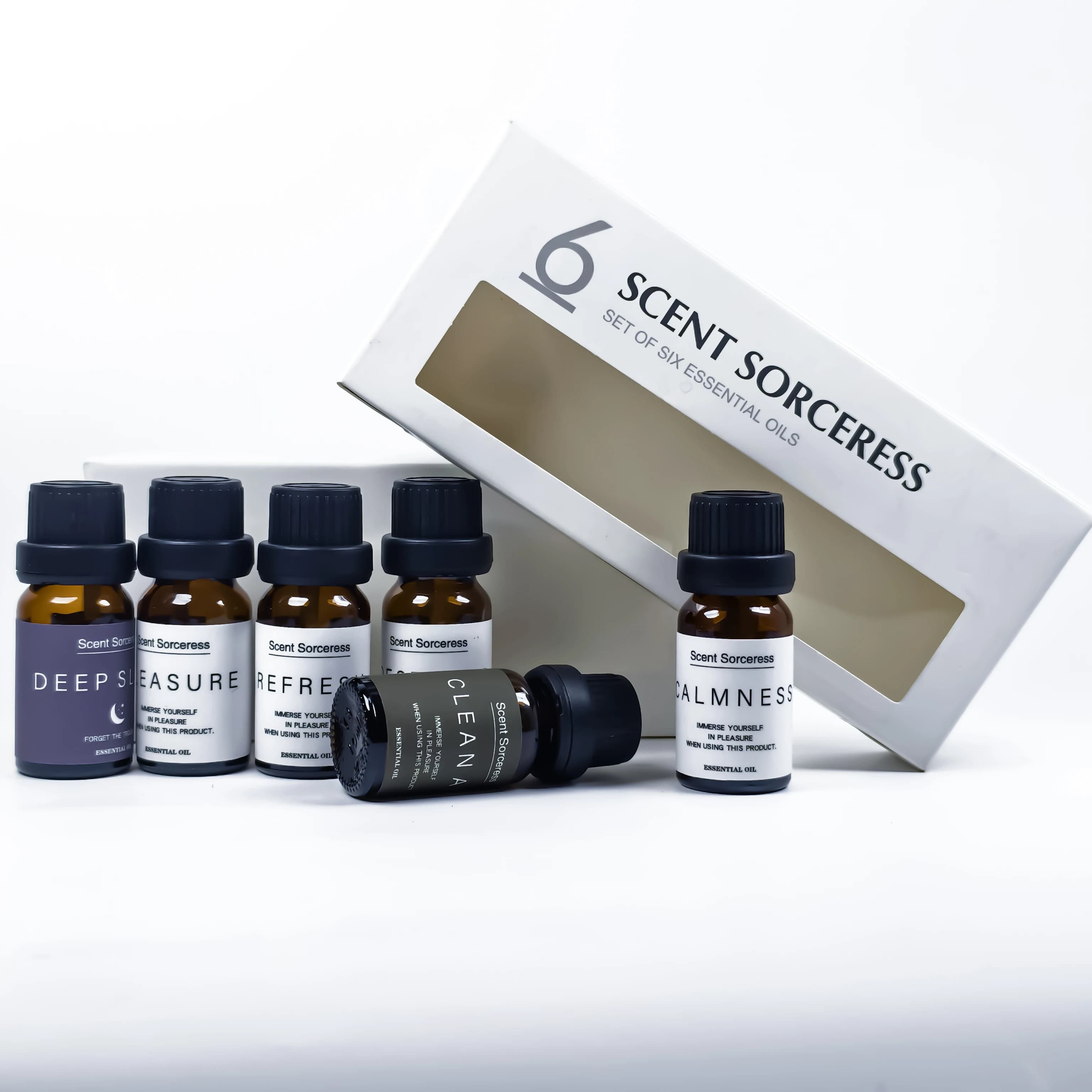 10ml ensemble d'huiles essentielles 6 pièces climatisation propre rafraîchir Destress sommeil profon