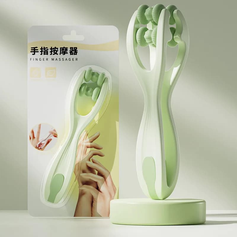 Masseur de doigts à double rouleau portable, facile à utiliser, soulage la fatigue des doigts, favor