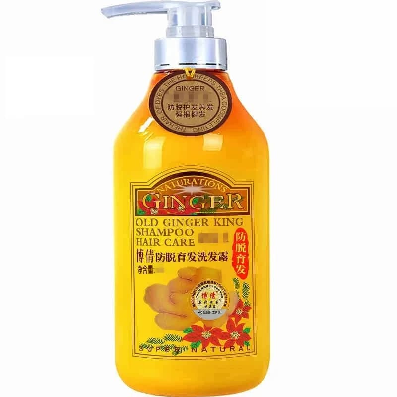 Shampoing professionnel pour cheveux, vieux jus de gingembre, traitement du cuir chevelu, contrôle d