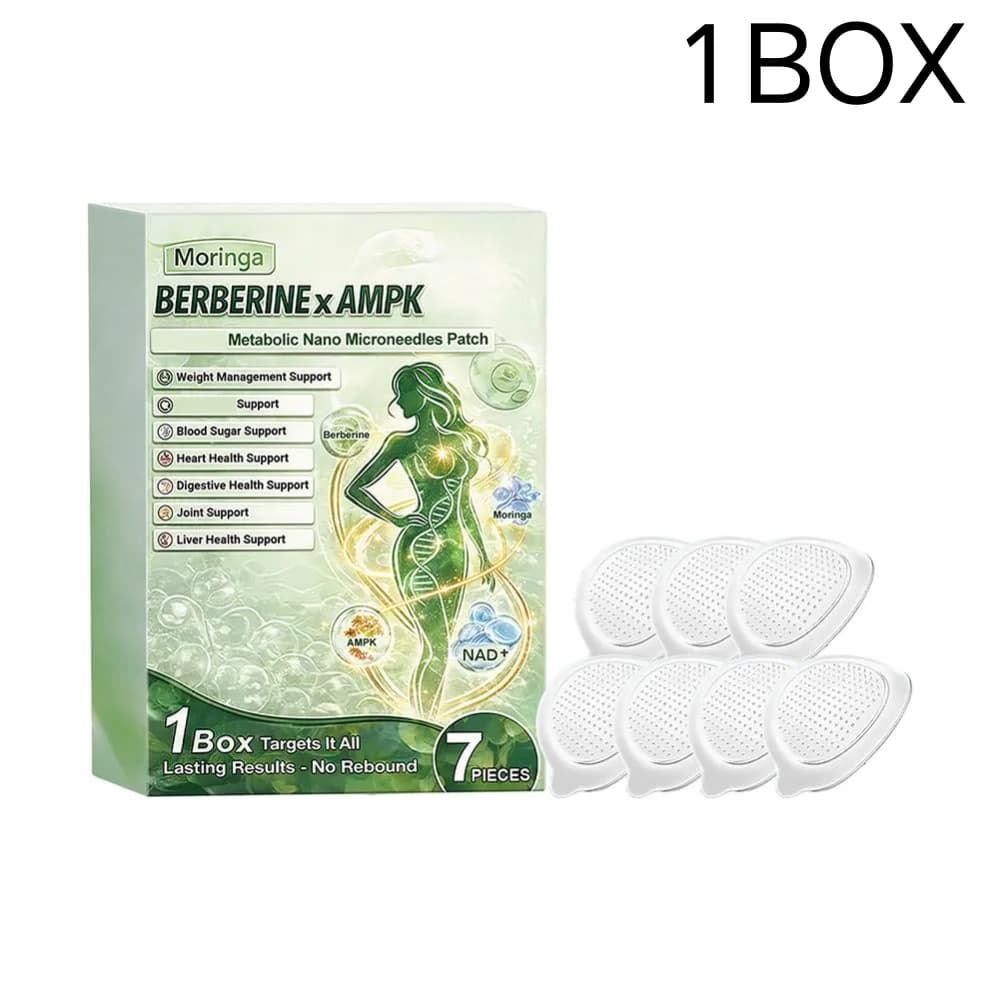 Patch Nano Moringa pour le Métabolisme – Soin Corporel Quotidien – Aide à la Gestion du Poids, Équil