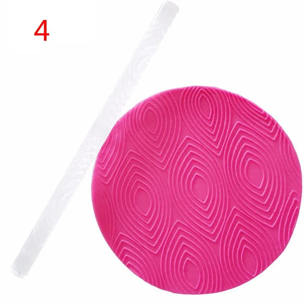 Rouleau à pâtisserie en acrylique pour gaufrage de strass, outils de cuisson de cuisine