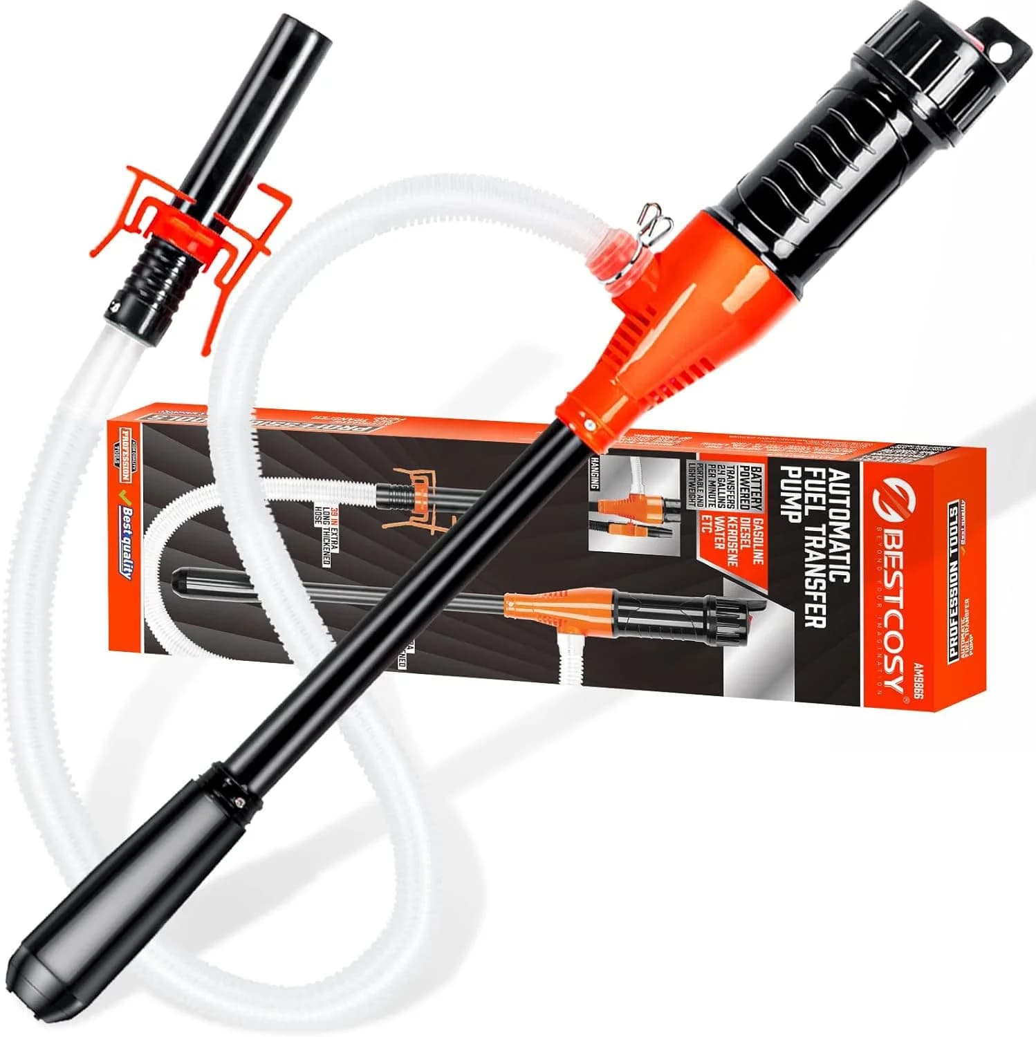 Pompe à huile électrique, siphon, transfert de liquide, à piles, outils à gaz, siphon de voiture por