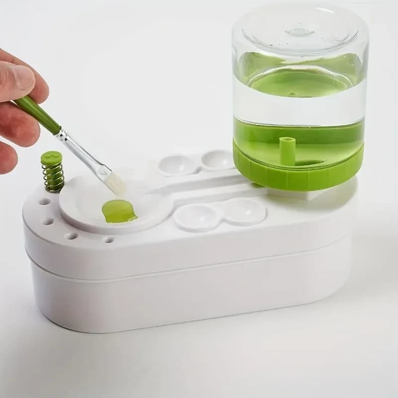 Nettoyant pour pinceaux, outil d'art, gouttelettes d'eau avec système de circulation d'eau pour pinc
