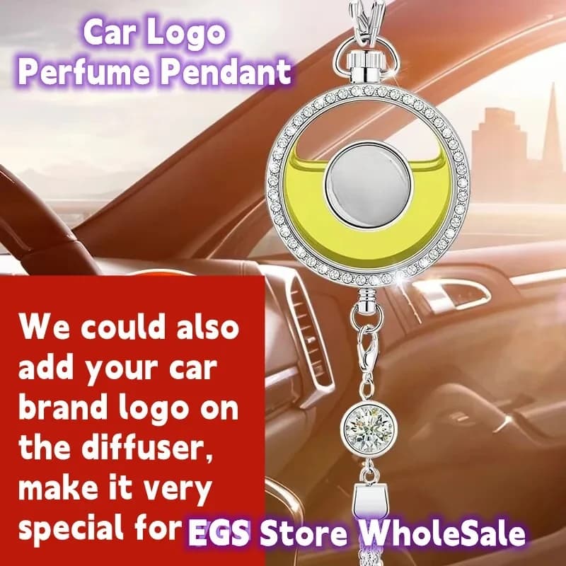 Pendentif de parfum avec logo de voiture, bricolage de votre aromathérapie pour BMW Benz peugeot aud