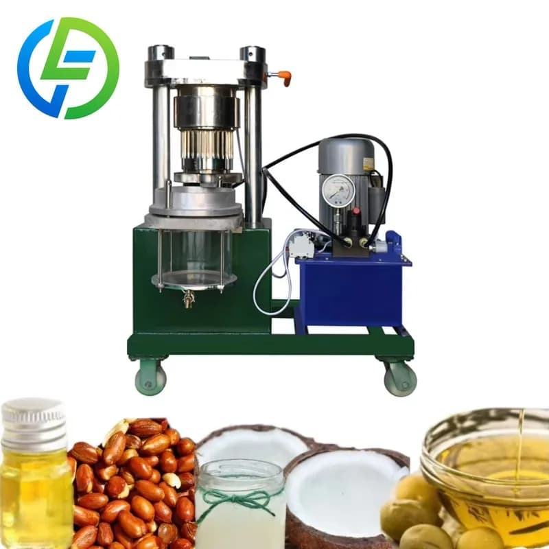 Presse à huile hydraulique automatique 15 kg/heure/Machine de presse à huile d'olive fraîche