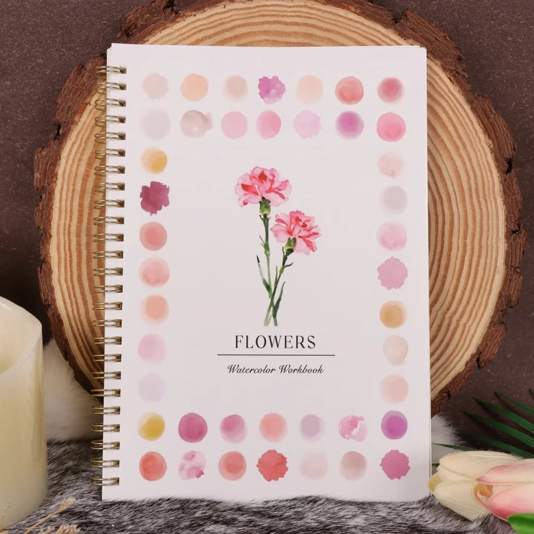 Livre de pratique pour débutant, pour peinture à l'aquarelle, peinture à l'huile, Album de teinture,