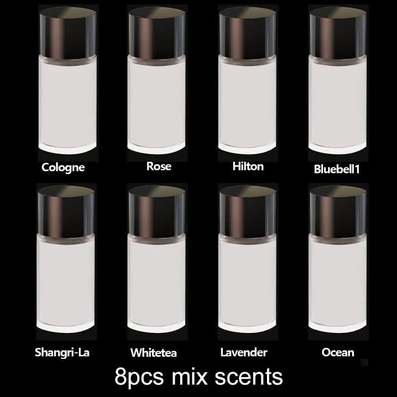 Recharge de diffuseur de parfum pour voiture 10 ml, huile essentielle aromathérapie, mélange de 8 se