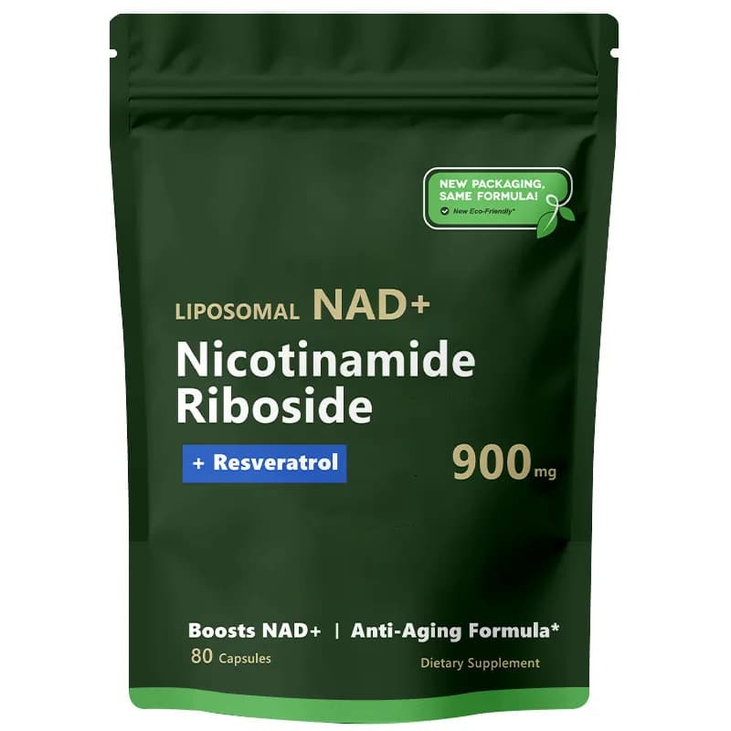80/240/400 pilules pur NAD + Nicotinamide Nucleoside 900mg supplément de résvératrol capsules végéta