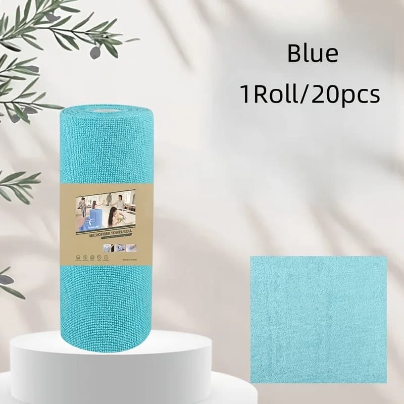 1 rouleau de torchons de cuisine, longueur totale de 4 m, adapté au salon, à la chambre à coucher, a
