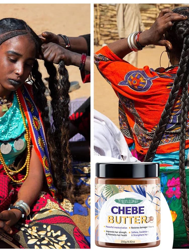 Chebe beurre 250g Afr herbes ricin Batana romarin soin des cheveux humidité pour cheveux bouclés for