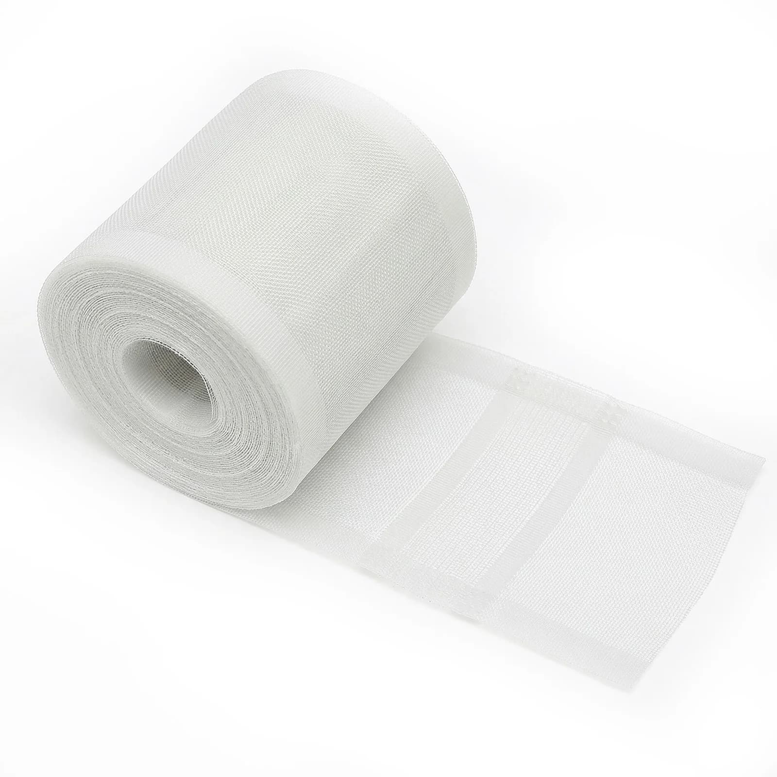 1 Rouleau de Ruban Plissé pour Rideaux, 10,9 Yards, Ruban Plissé Translucide pour Tringle à Rideaux,