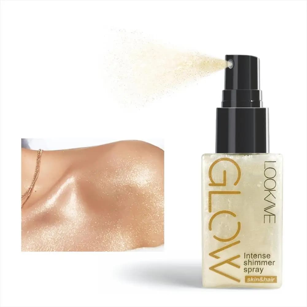 Spray d'huile scintillante, imperméable, hydratant longue durée, Contour en Bronze doré, éclaircissa