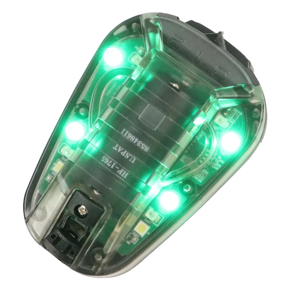 BOOIU – lumière tactique rapide pour casque, Flash coccinelle, Vision nocturne, lumière clignotante 