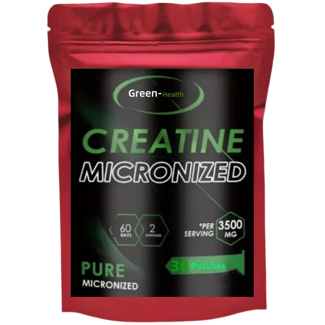 Patchs monohydratés de créatine – Boost la force, la construction musculaire, améliore les performan