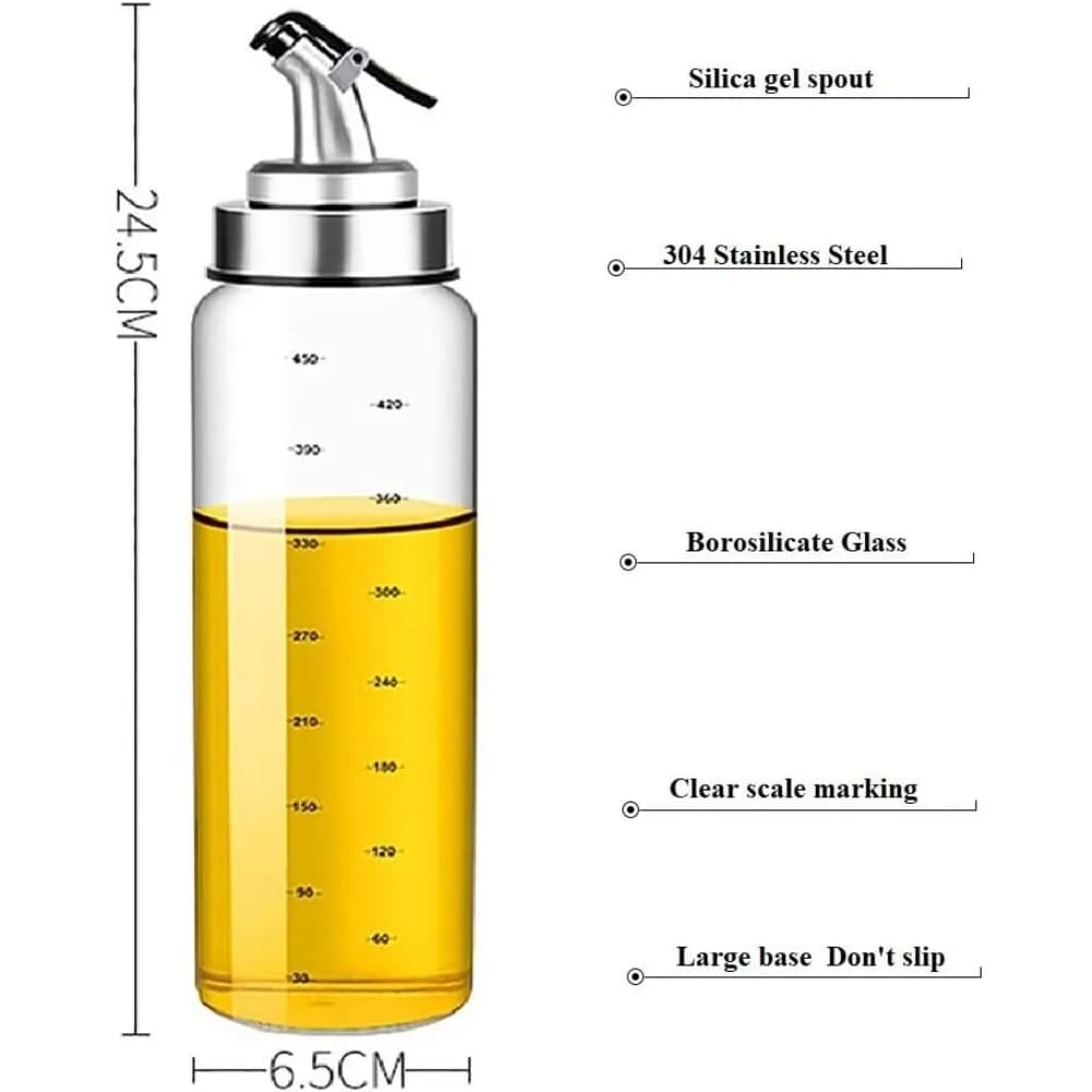 Distributeur d'huile d'olive, récipient à condiments liquides, distributeur de vinaigre de 10 Oz ave