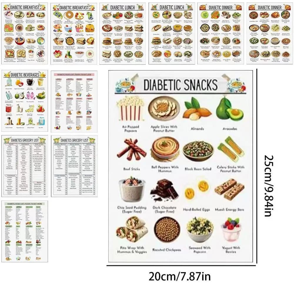 12 pièces tableau alimentaire à faible teneur en sucre liste de nutrition régime à faible teneur en 