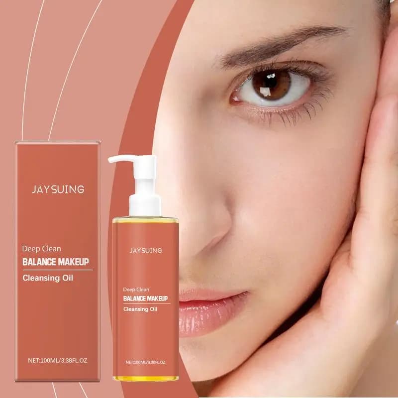 Huile nettoyante et démaquillante qui nettoie en douceur la peau du visage, démaquille en douceur, l