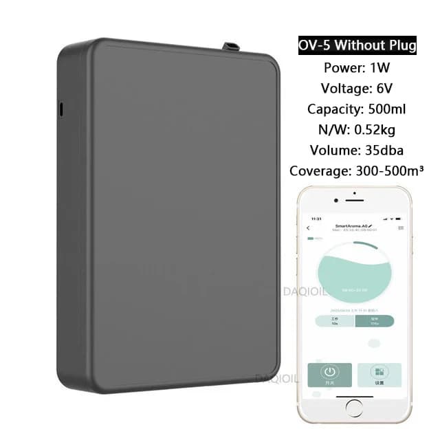 Diffuseur de parfum intelligent, capacité de 500ML, Machine d'air pour la maison, diffuseur d'huile 