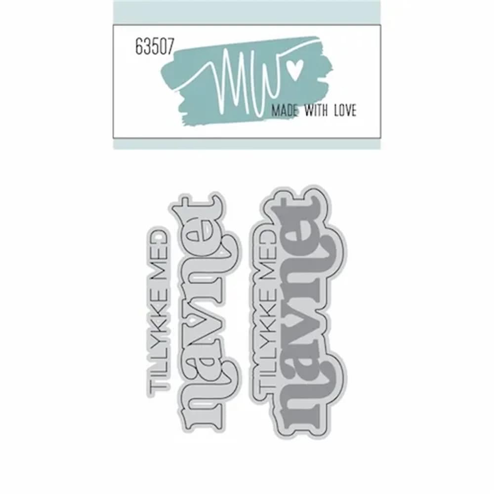 DAN Dies Til & Fra Matrices de découpe en métal pour artisanat, tampons, scrapbooking DIY, gaufrage 