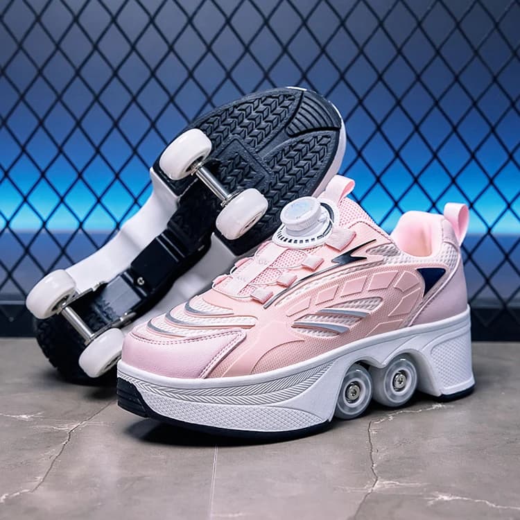 Patins à roulettes rétractables à quatre roues, cadeaux pour enfants, nouveaux patins à roulettes à 