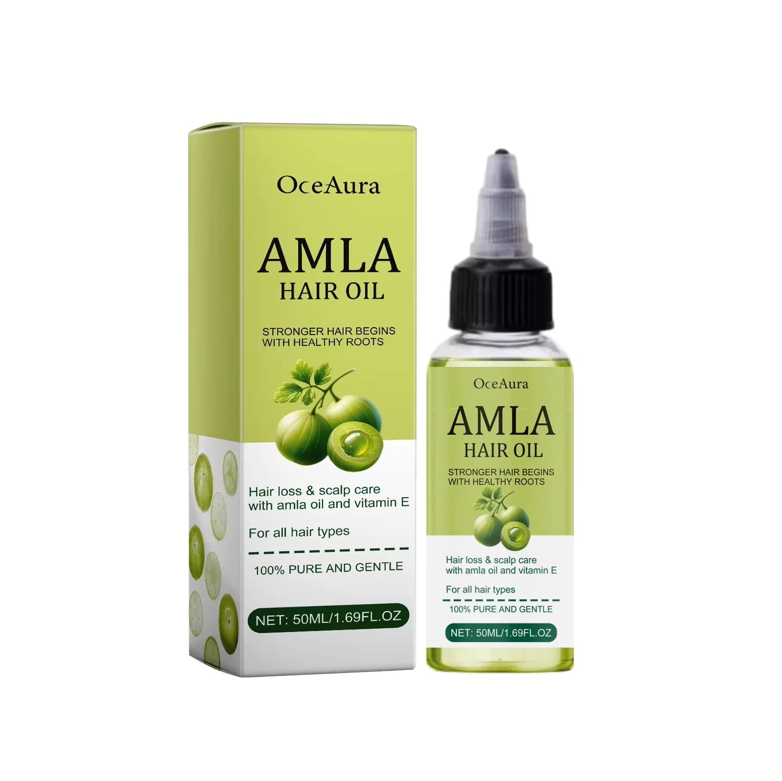 Amla – huile originale pour la croissance des cheveux, hydratant, lissant, réparation, extrémités sè