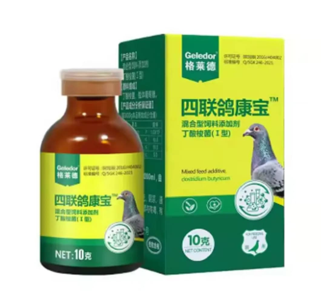 Vaccin oral contre la maladie de Newcastle chez le pigeon, adénovirus respiratoire, renforcement de 