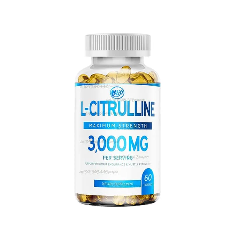 3000 milligrammes de supplément de L-citrulline (60 gélules végétariennes)-Endurance, performance d'