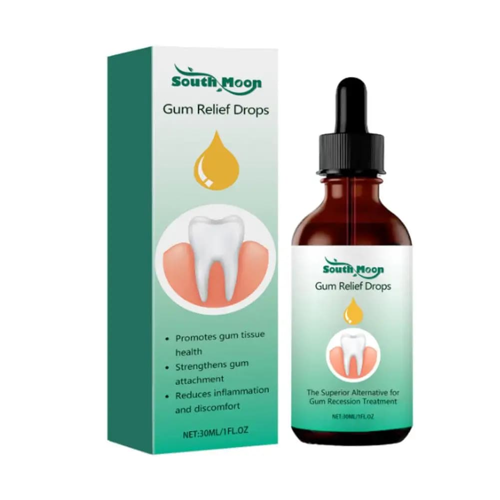 Gouttes réparatrices naturelles pour les gencives, améliorent la santé gingivale, soulagent l'inconf