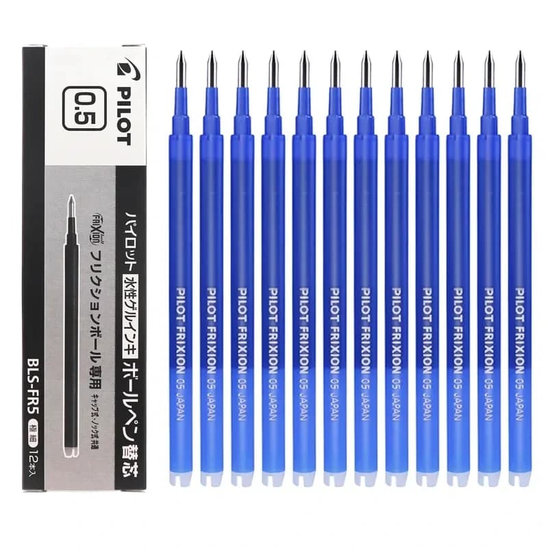 Recharges de stylo effaçable pilote/recharges de stylo Frixion BLS-FR5/BLS-FR7 stylo à bille 0.5mm 1