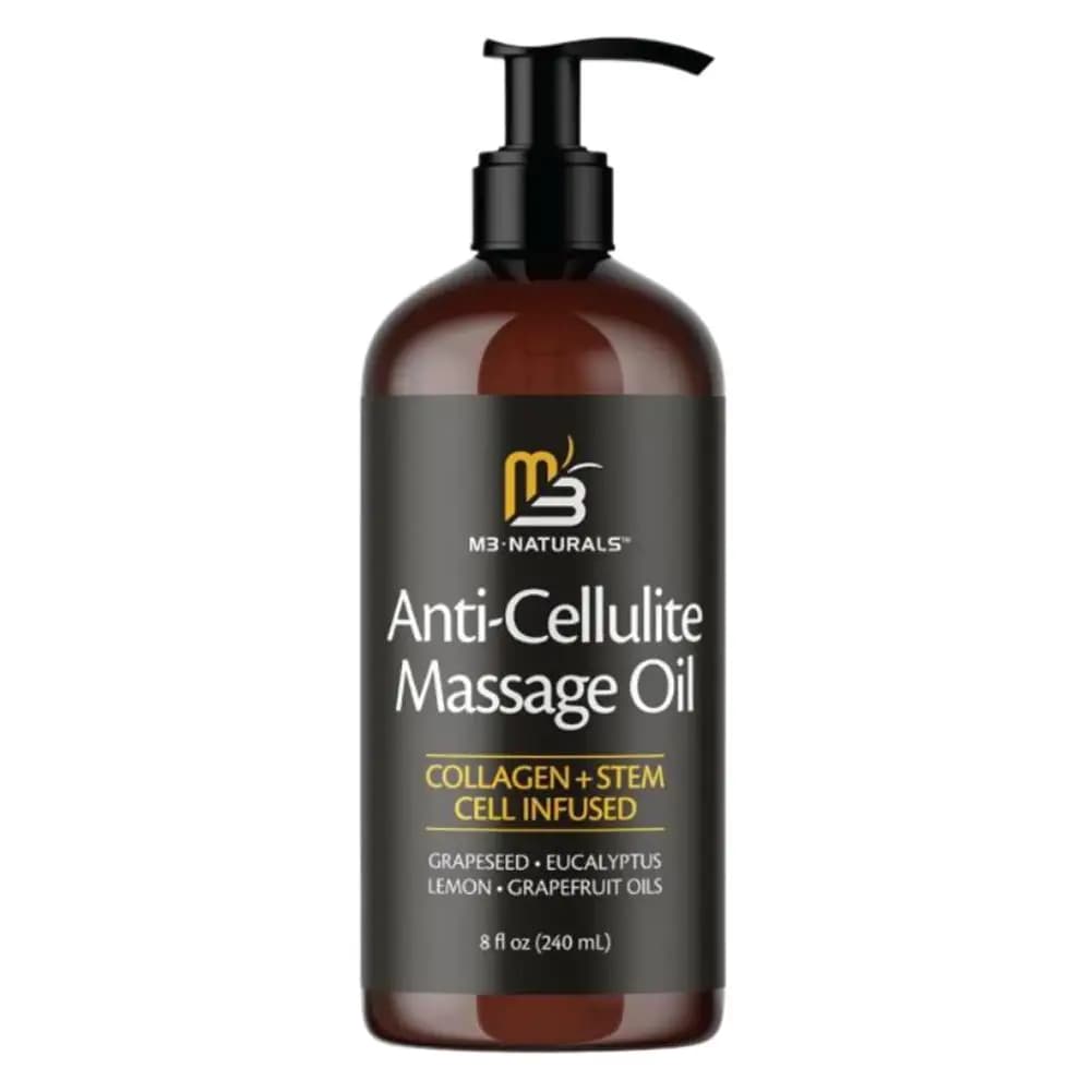 L'anti-Cellulite au collagène et à tige de 240 ml améliore la peau huile de massage tendre et ferme 