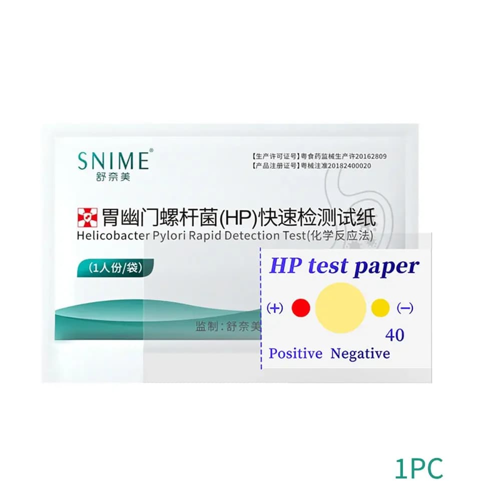 Helicobacter-Papier de test Pylori HP, test rapide de la salive du tartre Chev, réactif de détection