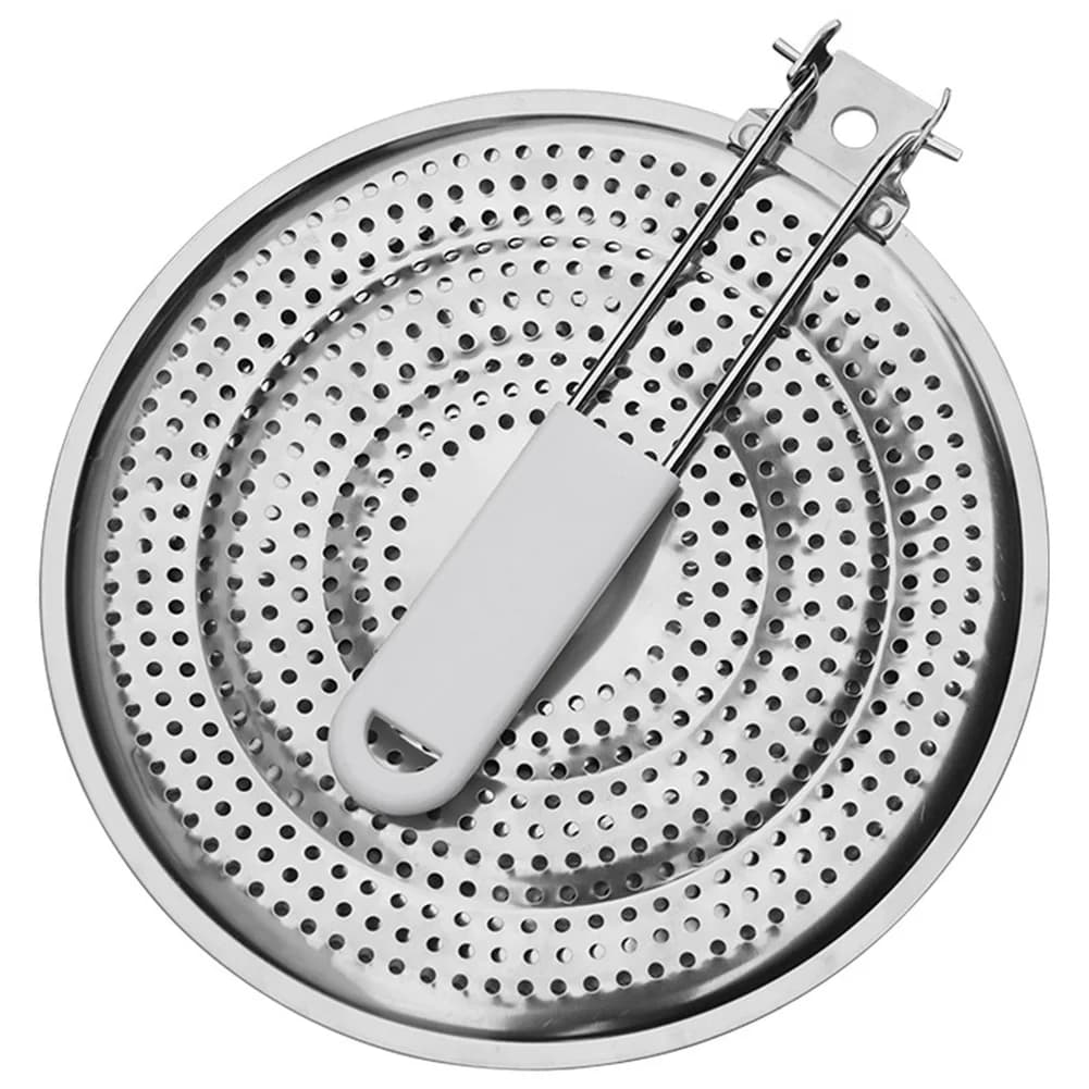 Diffuseur de chaleur plat pour plaques de cuisson à gaz et électriques, empêche la brûlure et le cra