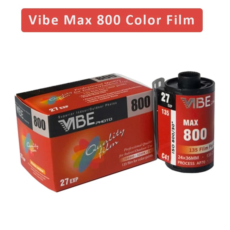 Film négatif pour appareil photo VIpunMax 800, 1 rouleau, 3 rouleaux, 5 rouleaux, 6 rouleaux, 10 rou